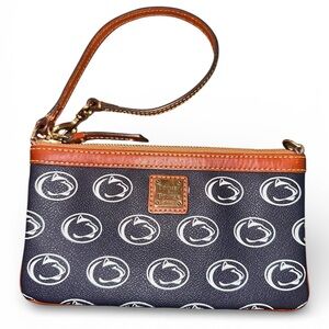 Dooney & Bourke Leather Penn State Wristlet